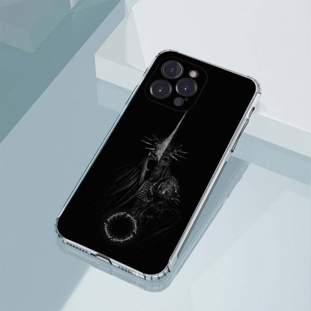 The L-LordS R-Rings Phone Case For iPhone11,12,13,14,15,16,17,Plus,Pro,Max,Plus,Transparent Cover