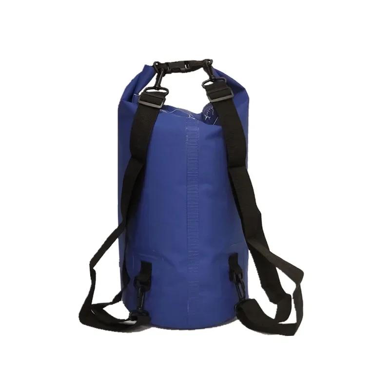 PVC Waterproof Backpack Kayak Pouch Outdoor Trekking Shoulder Dry Bag Travel Diving Boat Ocean Pack River Bag 5L 10L 15L 20L 30L