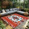 Vintage Southwestern Area Rug Non-Slip Doormat Floor Mat Indoor Outdoor Decor Rustic Home Accent Farmhouse Entryway Welcome Mat