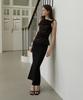 Riorg Gir Bell Flared Maxi Skirt Black