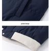 Jeanswest Men's Loose Fit Stand Collar Puffer Jacket