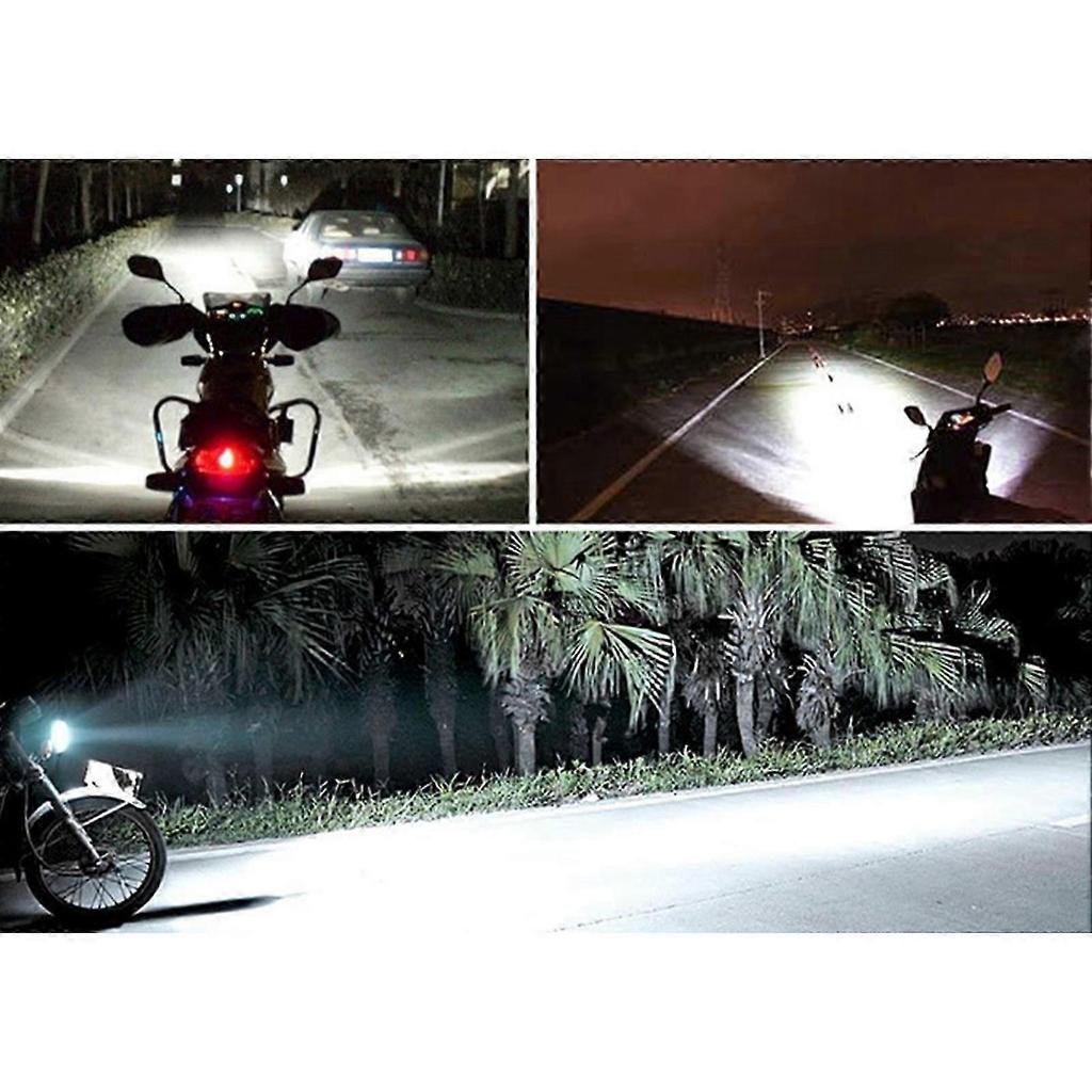 H4 LED Motorcycle Headlight Bulb High/Low Beam White Light 1080LM 6500K Motorbike Front Lamp 9-12W