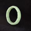 Elegant Nephrite Jade Bamboo Bracelet for Women - Jadeite Color, Simple Gift for Mom