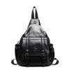 New Soft Leather Ladies' Double-shoulder Bag Backpack Is Fashionable and Versatile, A Retro Ladies' Single-shoulder Bag.
