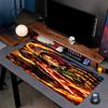 Demon Slayer Print Mouse Pad, Anti‑Slip Desktop keyboard Mat, for PC Laptop Gaming Working Daily Use, Cool Festival Surprise Gift