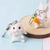 Bunnies Keychain Rabbit Key Rings Keychain Backpack Charm Bag Pendants Women Men