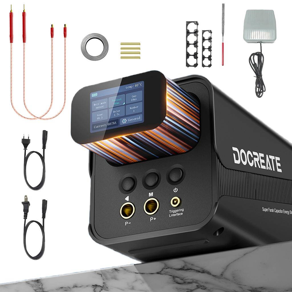 Spot Welder 99 Gears Adjustable Portable Spot Welder 2 Inch LCD Screen for Battery Packs DIY & Repair