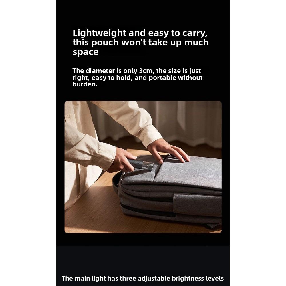 Xiaomi Mijia Multi-functional Portable Flashlight - Strong Light, Ultra-Bright, Long Range, Charging, Household Use