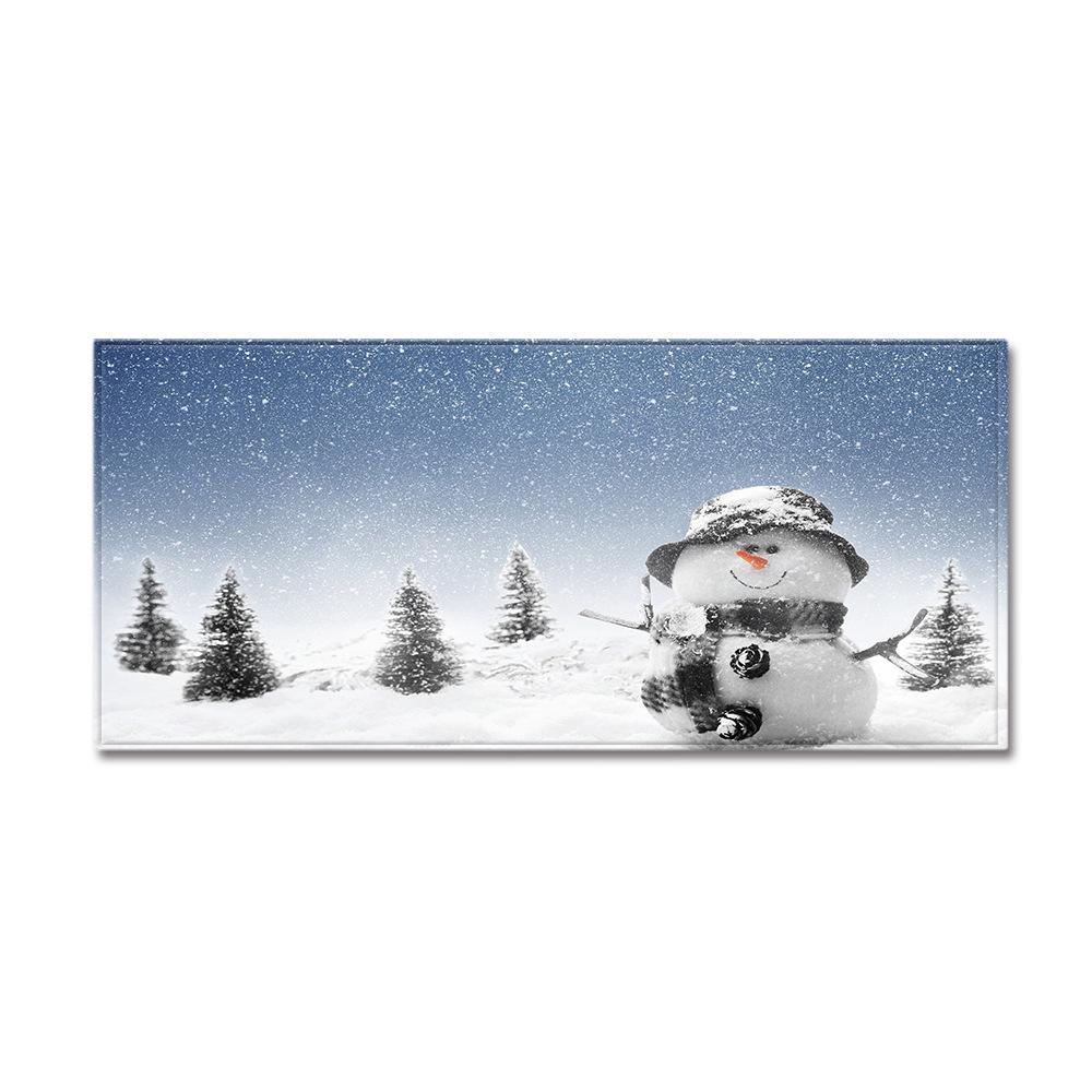 Christmas Kitchen Sand Carpet Doormat Long Floor Mat