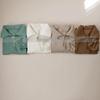 Korean Style Winter Fleece Set: High Neck Half-Zip Top & Joggers for Boys and Girls