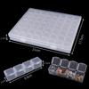 Transparent DIY Jewelry Storage Box - Detachable and Stackable Organizers for Tools and Earrings