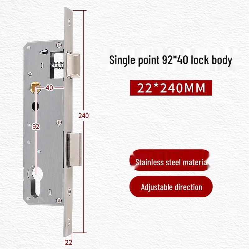 Smart Stainless Steel Fingerprint Lock - Broken Bridge Aluminum, Single/Multi-Point, Alloy Door Lock (8535, 8520, 8530)