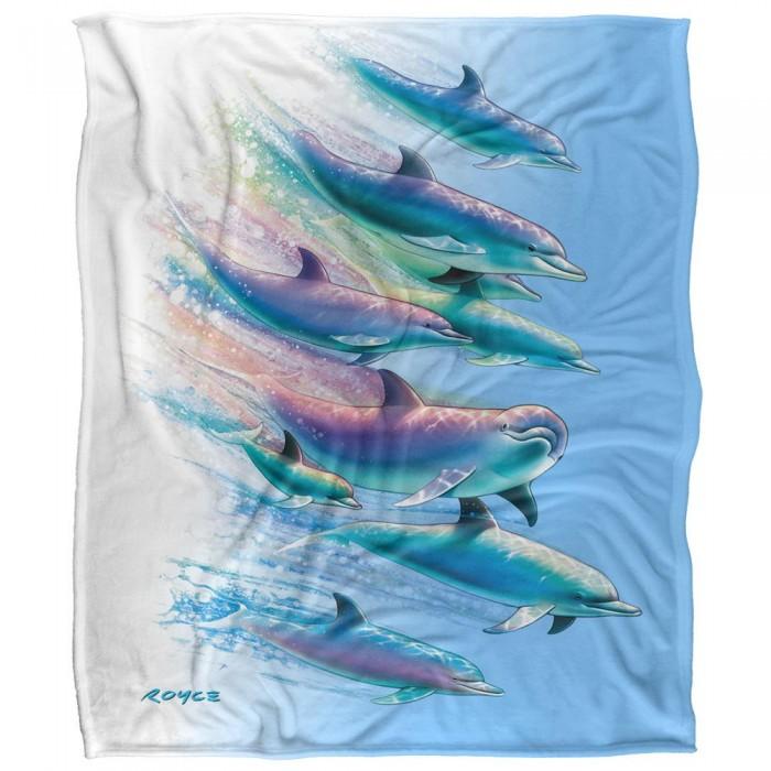 Royce McClure Dolphin Flow Silky Supersoft Blanket