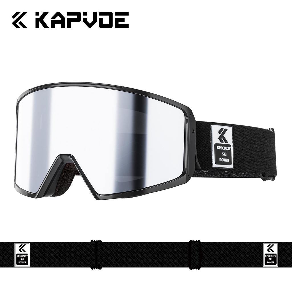 KAPVOE Anti-Fog Windproof Ski & Snowboard Goggles for Outdoor Sports