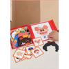 Wooden Jigsaw Magnetic Blocks Puzzle Book Board with Cards Face Change Clothing Change Marine Life Kids 3D Puzzle Toys Gifts