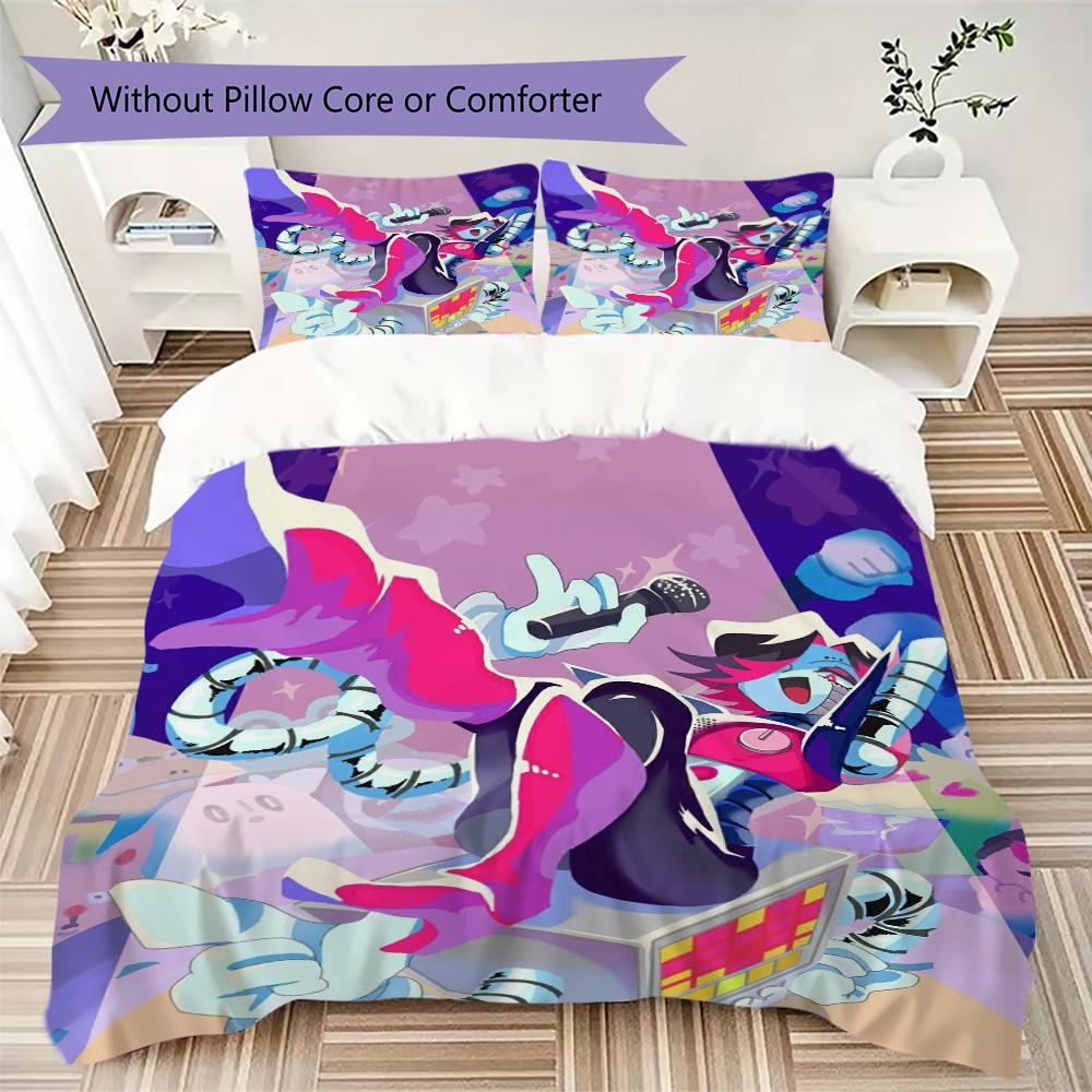 Dungeon & Fighter Pattern Bedding,Quilt Set Quilt Cover Pillowcase Home Birthday Gift (1*duvet cover+2*pillowcase,without core)XSJT0917272