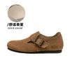 Retro Women's Winter Velvet New Inner Height-increasing Thick-soled Fluffy Shoes Single Shoes Soft-soled Doudou Shoes