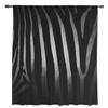 Zebra Svartvita Ränder Närbild Chiffong Skira Gardiner för Vardagsrum Sovrum Dekor Fönster Voile Tyllgardin Draperier