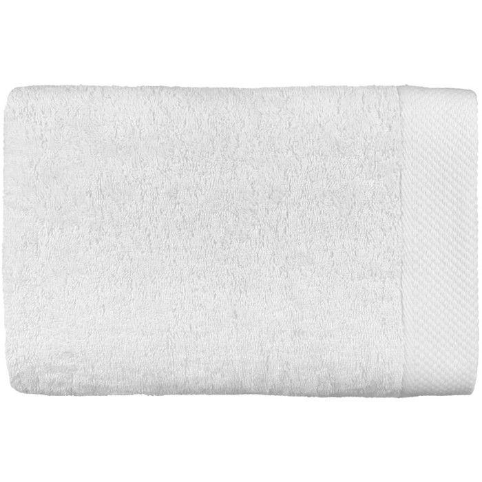 Drap de bain Soft 100 x 150 cm 100% Coton Peigné / 600 gr/m² - Soft Blanc - Drap de douche 70 x 140 cm
