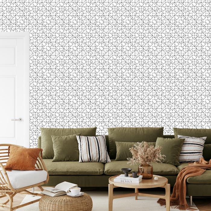 Geometric abstract pattern wallpaper for living room and bedroom 50x1000