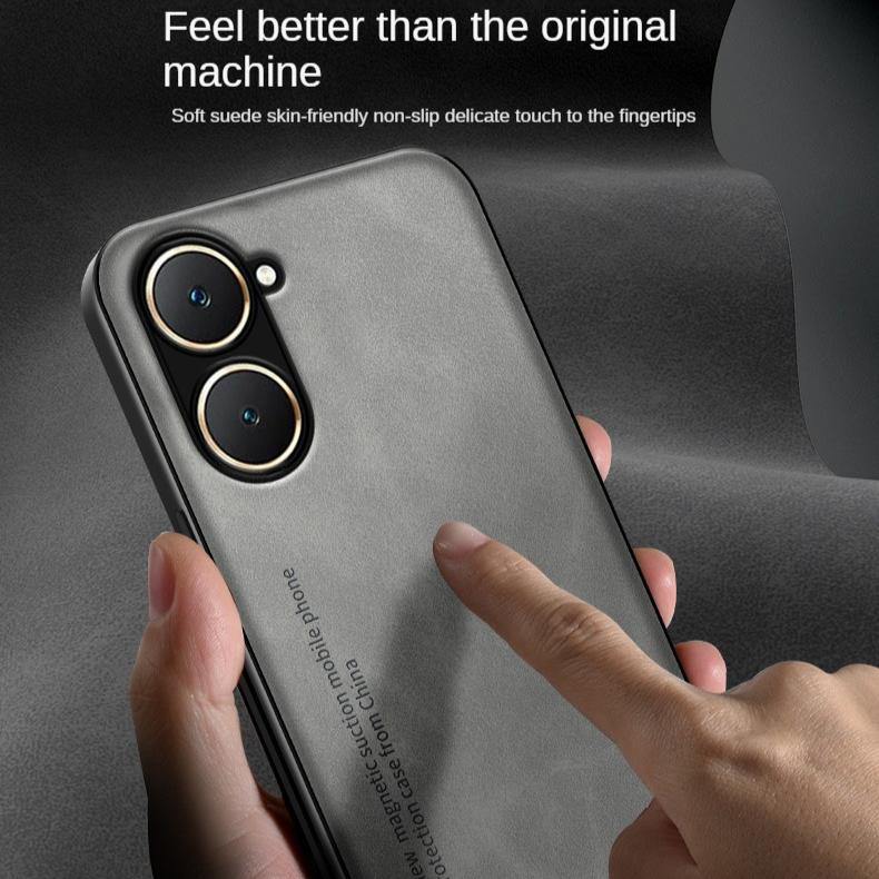 Shockproof Case for VIVO Y03 Y18 Y28 Y28S 5G Y17S Y27 Y16 Y35 Y02 Protective Cover Magnetic Suction Car Holder Coque Funda Capa
