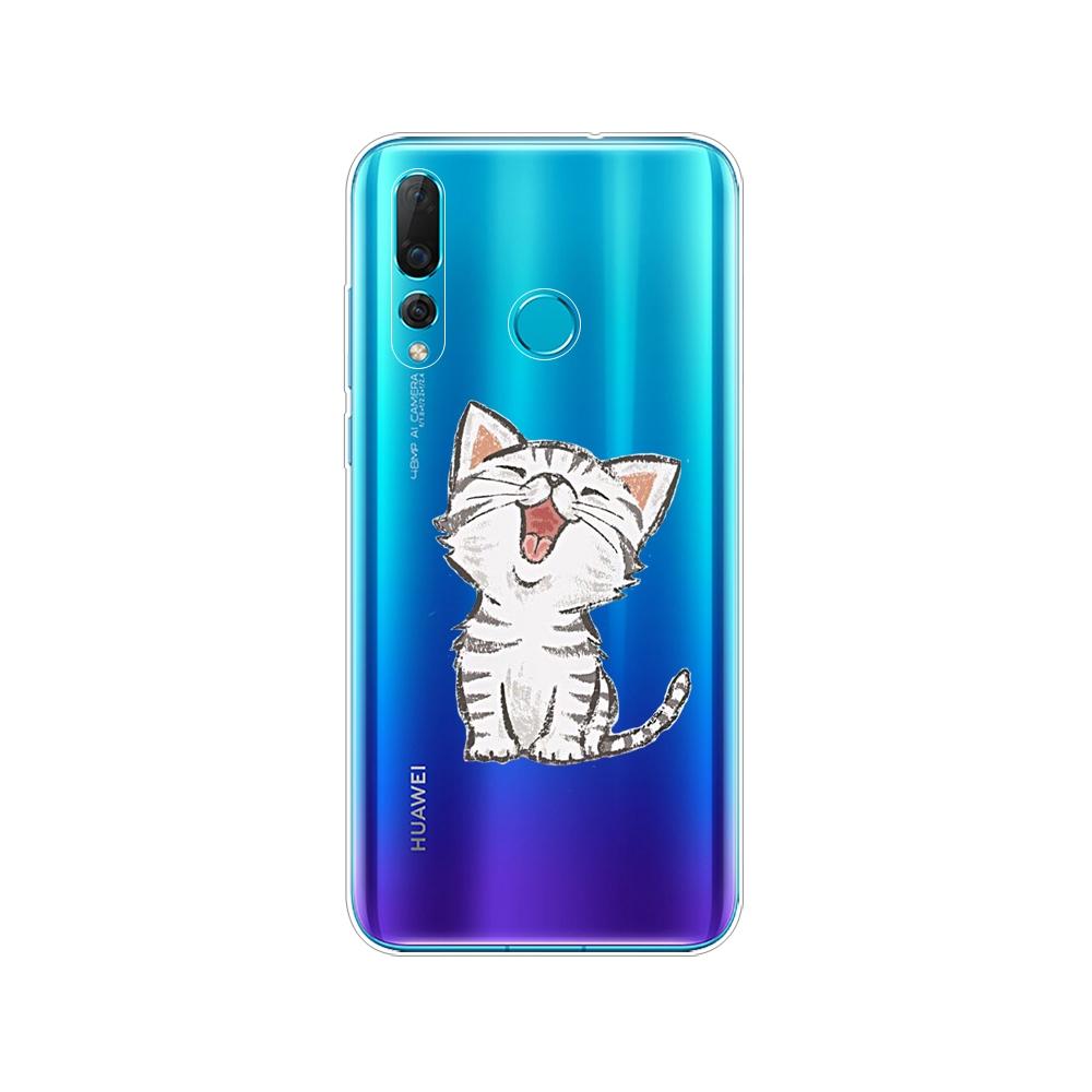 Mobile Silicon Phone Bag Case For Huawei Nova 4 4e Case Soft TPU Back Phone Cover For Nova4 nova4E Cover Protective Back Cover