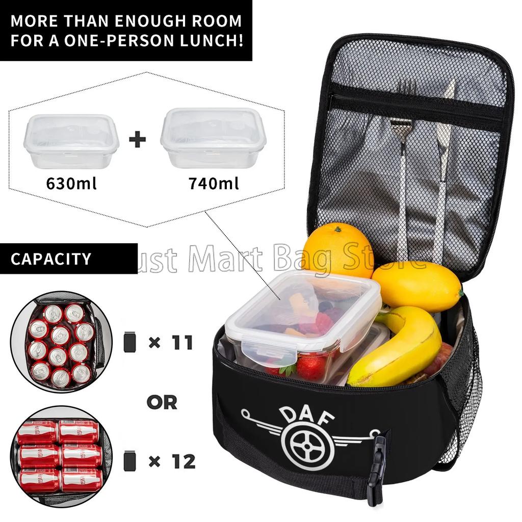 Print Insulated Lunch Bag Reusable Portable Waterproof Lunch Box Cooler Thermal Oxford Bento Tote for Work Picnic