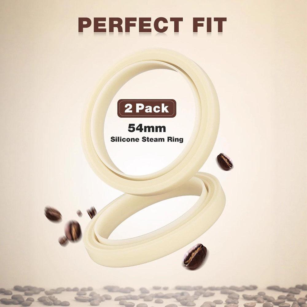 2Pcs 54Mm Silicone Steam Ring For Breville Espresso