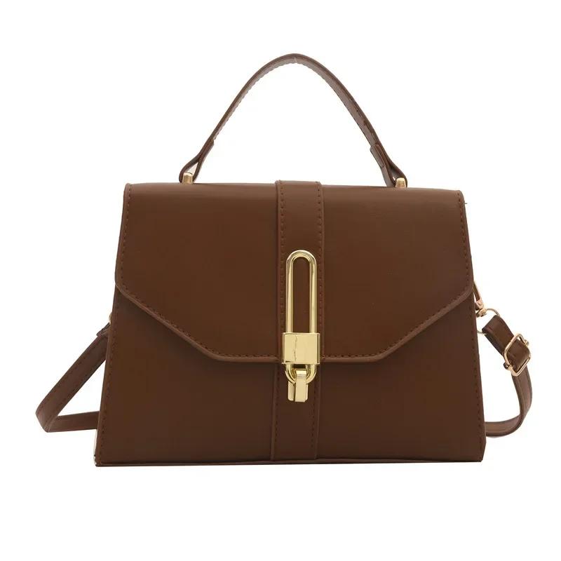 New high-end and elegant single shoulder female fashion crossbody bag casual and versatile small square bag