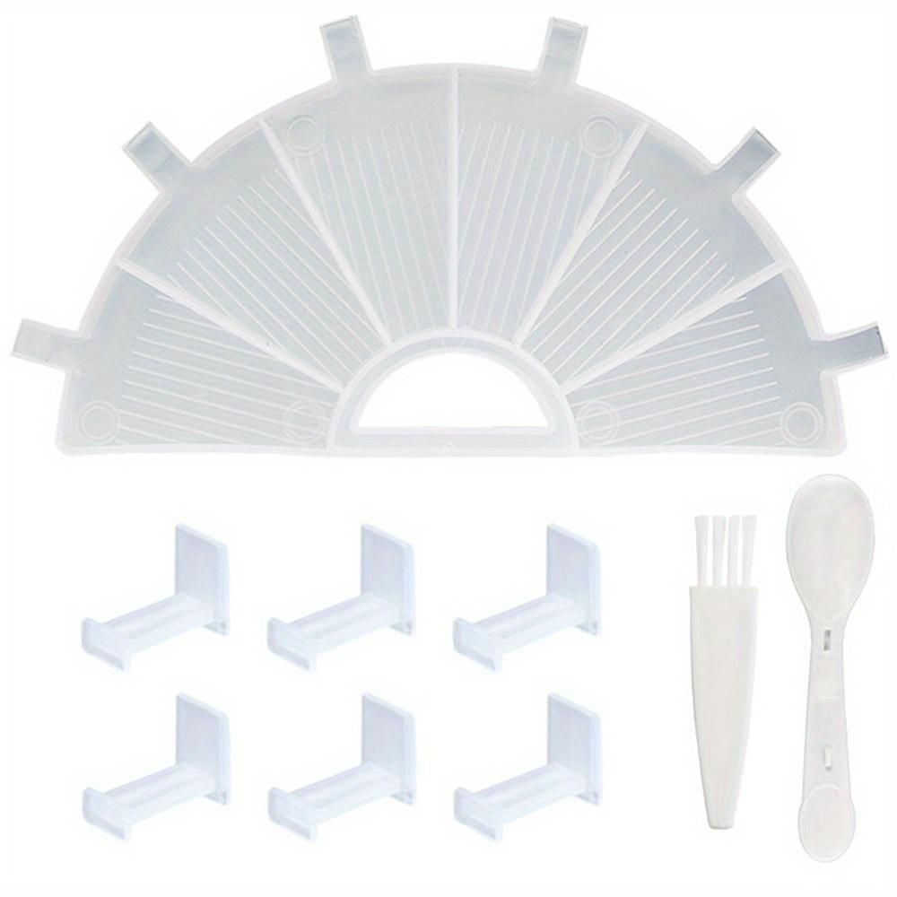 6 Grid Palette Diamond Painting Tray Kits Large Capacity Drill Plate Diamond Painting Pen Beading Plates Cross Stitch Tools