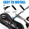 100Pcs Nylon Cable Ties Self-locking Cord Ties Straps Adjustable Cables Fastening Loop Home Office Wire Zip Ties Wholesale