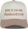 Put It On My Husband'S Tab Funny Trucker Hats Women Vintage Adjustable Baseball Cap Embroidery Fashion Trucker Hat