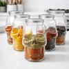 Skull Jars 500ml/800ml Reusable Spooky Decor with Lid Skull Salt Container for Home Bathroom Picnic Tabletop Baking Dining