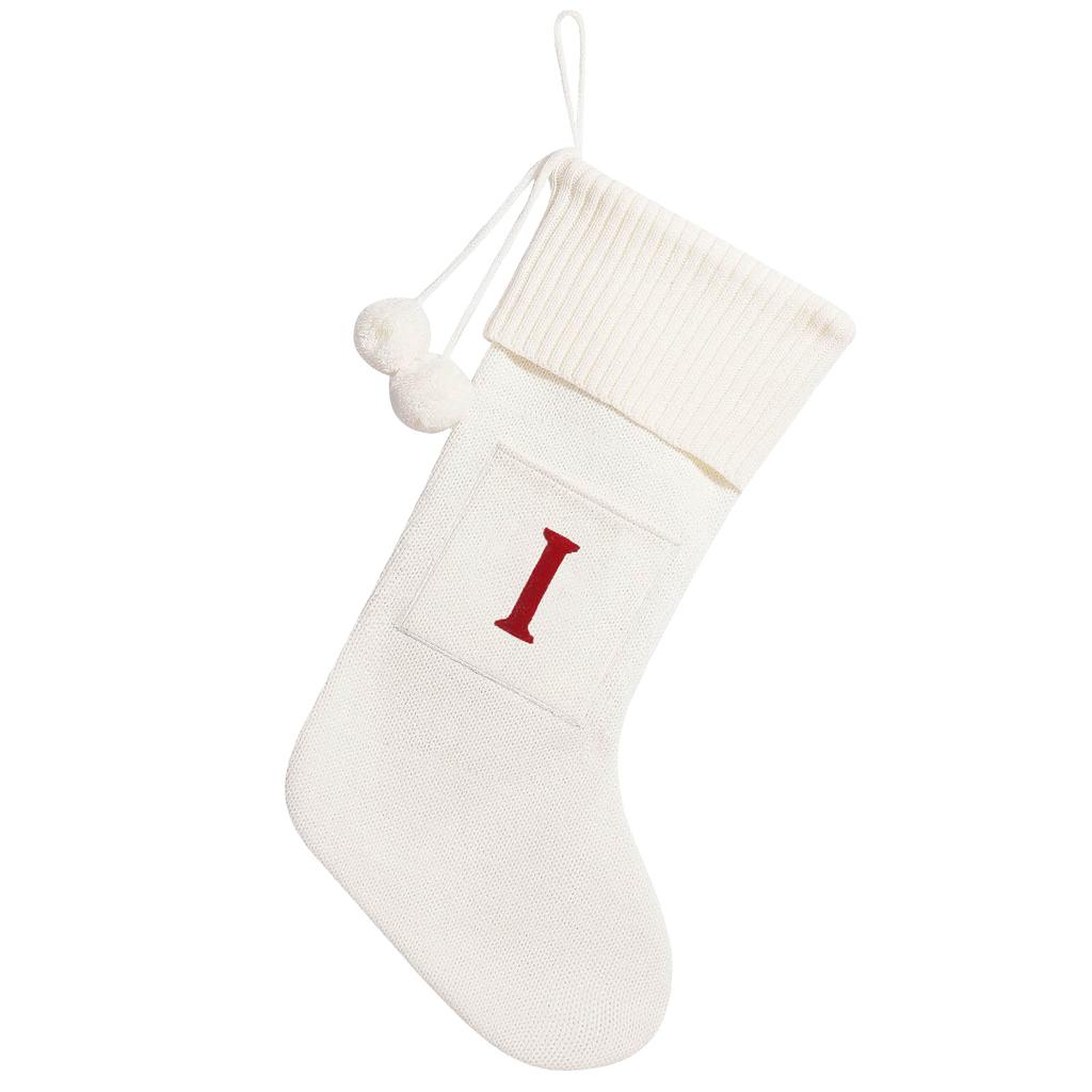 Christmas Decorations Christmas Stockings With Initials 18 Inches Large Embroidered Knit Christmas Gnome Beards For Crafts