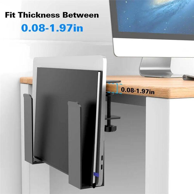 M-Modern-Table Sides Laptop Rack Charging Cooling Stand Tray Desk Organizer Storage Holder For Pad Under Desk Management Tray