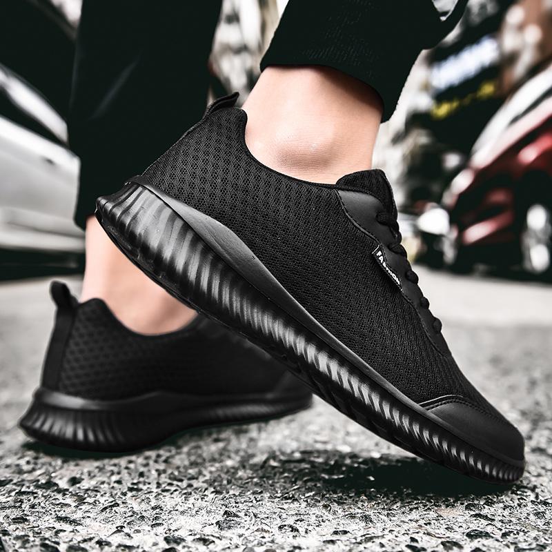 Сверхлегкие кроссовки большого размера с дышащей сеткой для бега по реке вверх по течению — фото 16