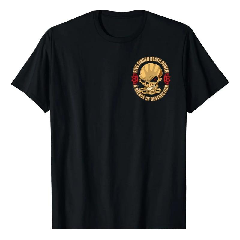 Camiseta Bonehead Cross De Five Finger Death Punch, Unisex, S разноцветный