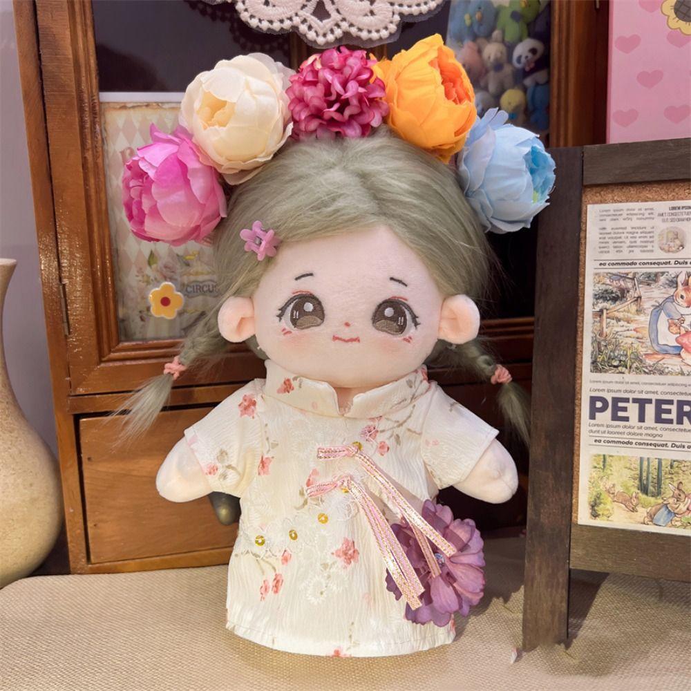 Dress Up 20cm Cotton Doll's Clothes Multicolor Star Doll Clothes Doll Lolita Dress  Toy Accessories