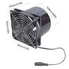 12cm Abluftventilator 3000RPM DC12V Doppelkugellager Lüftungskit mit Drehzahlregler für 3D-Drucker Kanalventilator