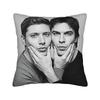 Supernatural Mugshot Dean & Sam (11) Pillow Case  Comfy Pillow Cover For Living Room Bed Chair Vintage Pillowcases