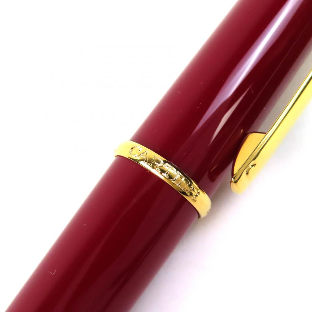 Great Cartier Ballpoint pen Diaboro de Cartier Twist type Bordeaux mens Used