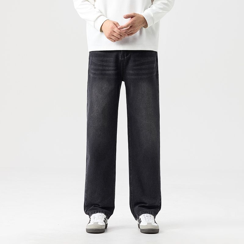 Men's Straight leg Loose Jeans Classic Style Advanced Stretch Autumn & Winter New 6 Colors Plus Size 28-38