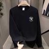 Trendy Brand Heavy Cotton T-Shirt Men'S Bottoming Shirt Long Sleeve Fashion Trend Top Men'S And Women'S Crew Neck Sweater