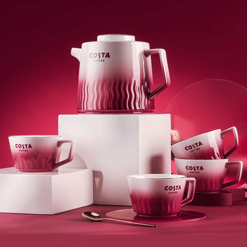 COSTA Ceramic Flower Tea Set