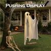 Outdoor Large Hanging Swing Ghost Halloween Decoration With String Lights Ghost Cute Ghost Decoration Front Porch Courtyard Tree