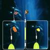 Attractive Silver Finish Double-Hook Rig Fishing Hooks Increased Hook-Up Rates