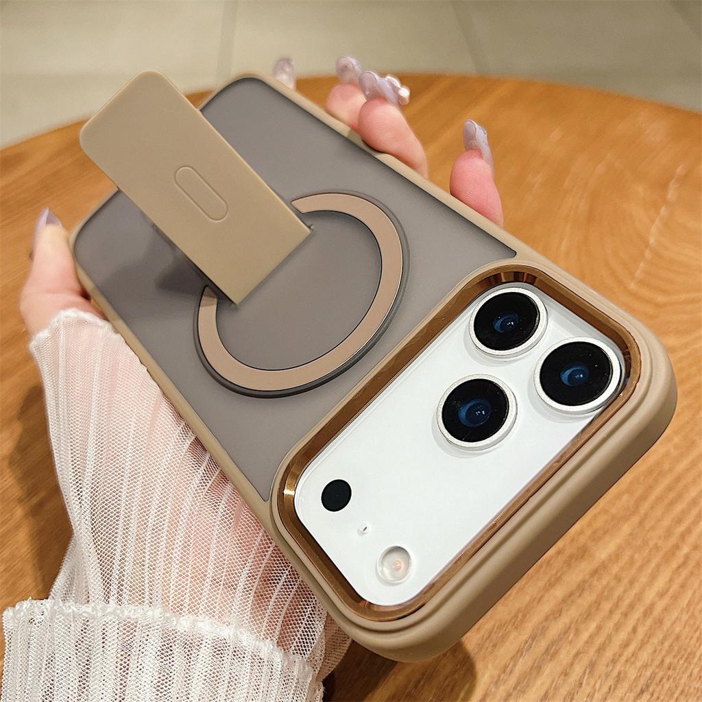 For Apple 17Promax Phone Case, for IPhone 16/14/15, Metal Lens, Skin Sensitive, Magnetic, and Cool Sound Holder