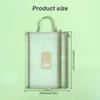 Stationery Storage Bag,Double-Layer Mesh Zipper Bag,Transparent Document Organiser,Large Capacity File Folders For Office
