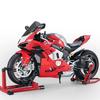 XLG 1:7 Ducati V4S Leichtmetall-Motorradmodell mit Sprühgeräusch und Licht Kinderspielzeug Dekoration
