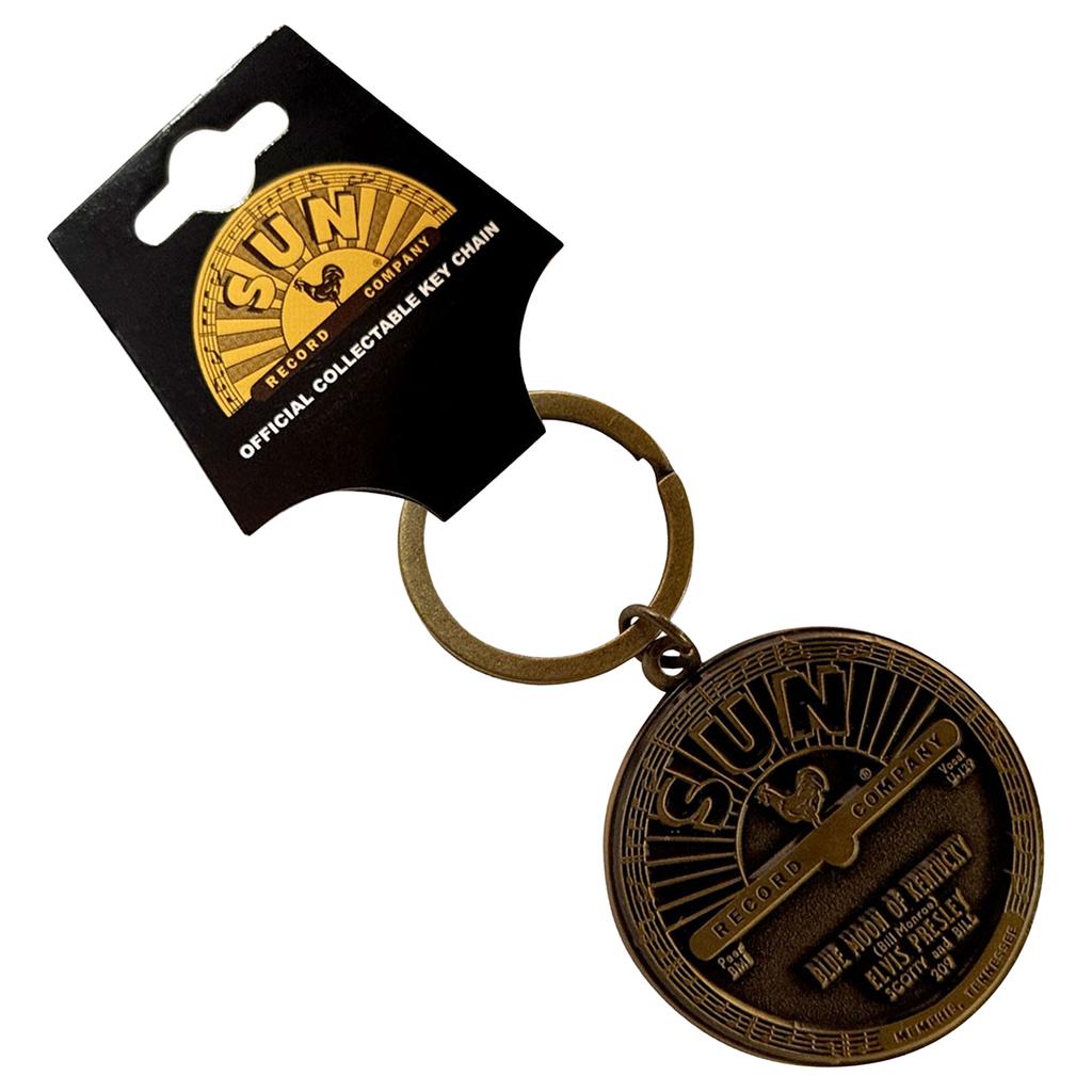 Sun Records Elvis Blue Moon Schlüsselanhänger